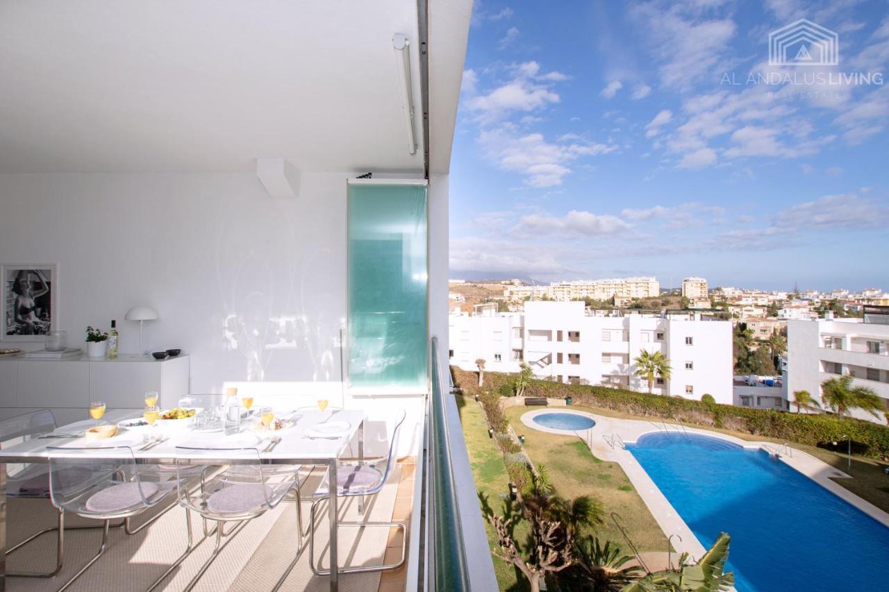 Scandinavian Style Apartment With Amazing Sea Views And South West Facing Sunny Terrace In Miraflores Walking Distance To The Beach! Malaga Ngoại thất bức ảnh