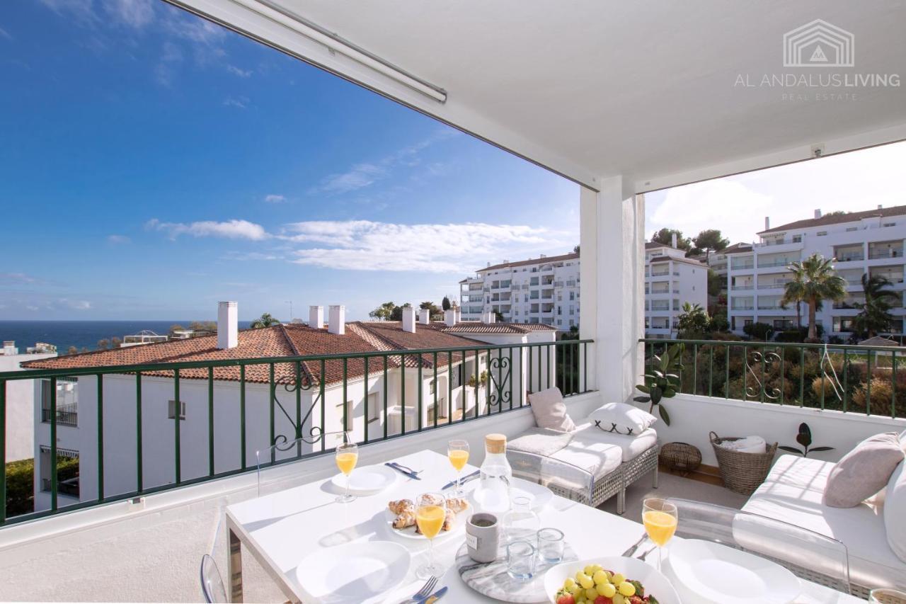 Scandinavian Style Apartment With Amazing Sea Views And South West Facing Sunny Terrace In Miraflores Walking Distance To The Beach! Malaga Ngoại thất bức ảnh